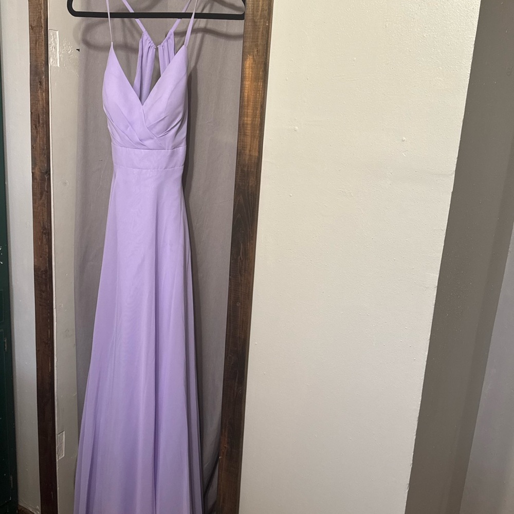 Elegant Lavender Maxi Dress